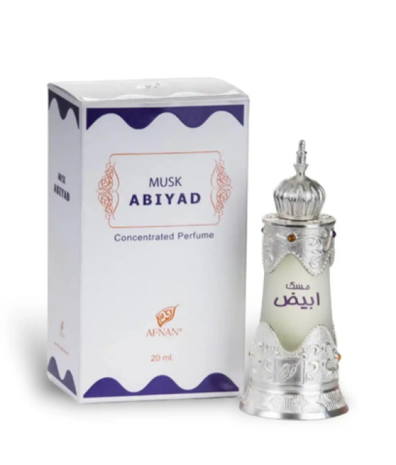 Musk Abiyad Concentrated Perfume Oil 20ml (Attar) by Afnan
